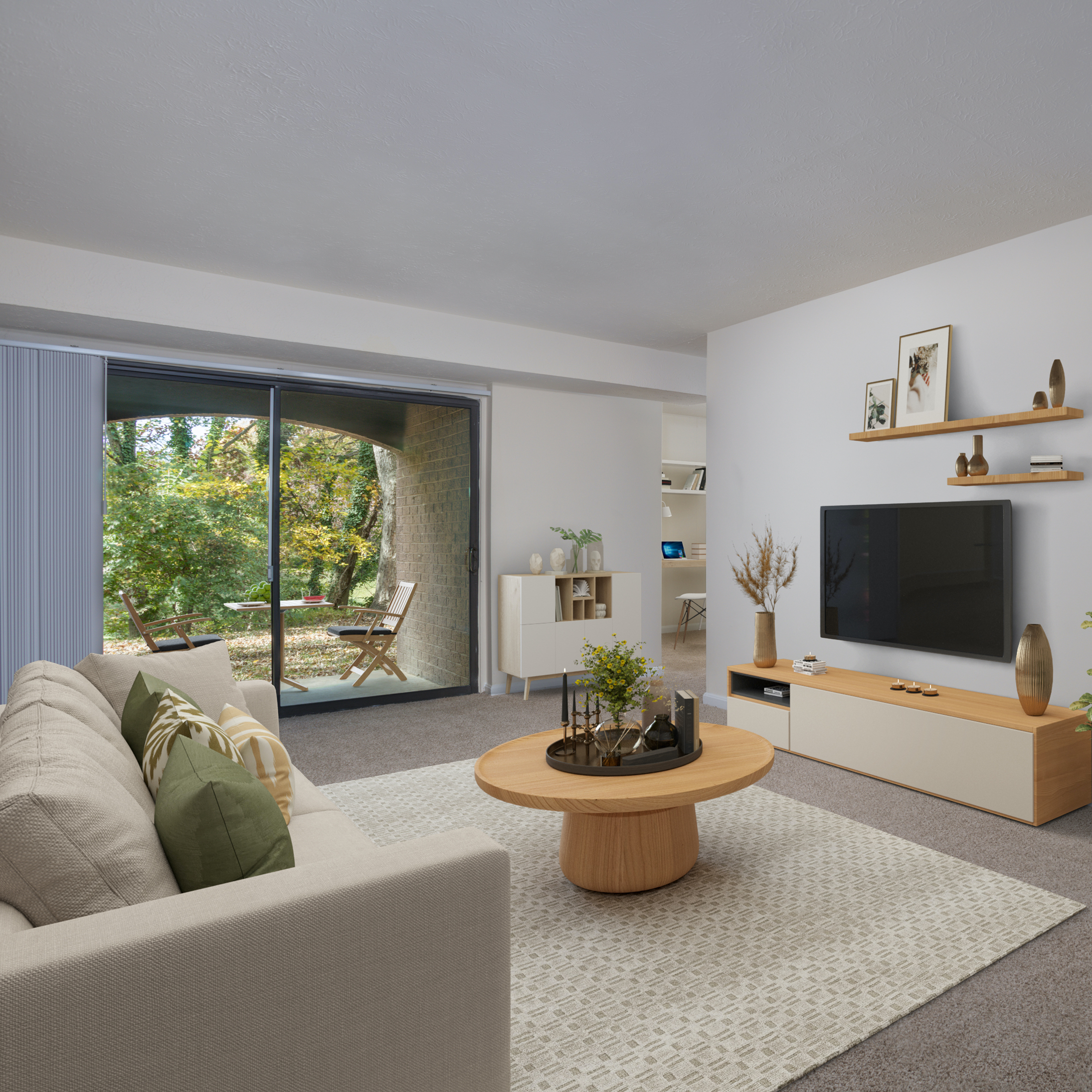 Glen Oaks living room