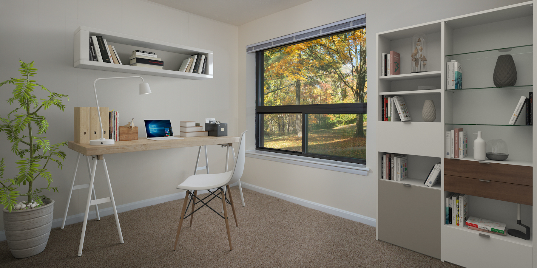 Glen Oaks study nook